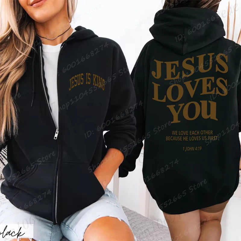 I Am A God's Child Zipper Hoodie