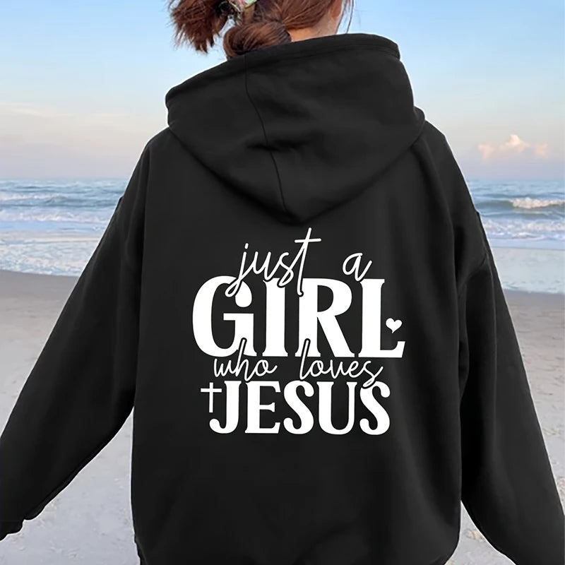Just A Girl Who Loves Jesus Hoodie