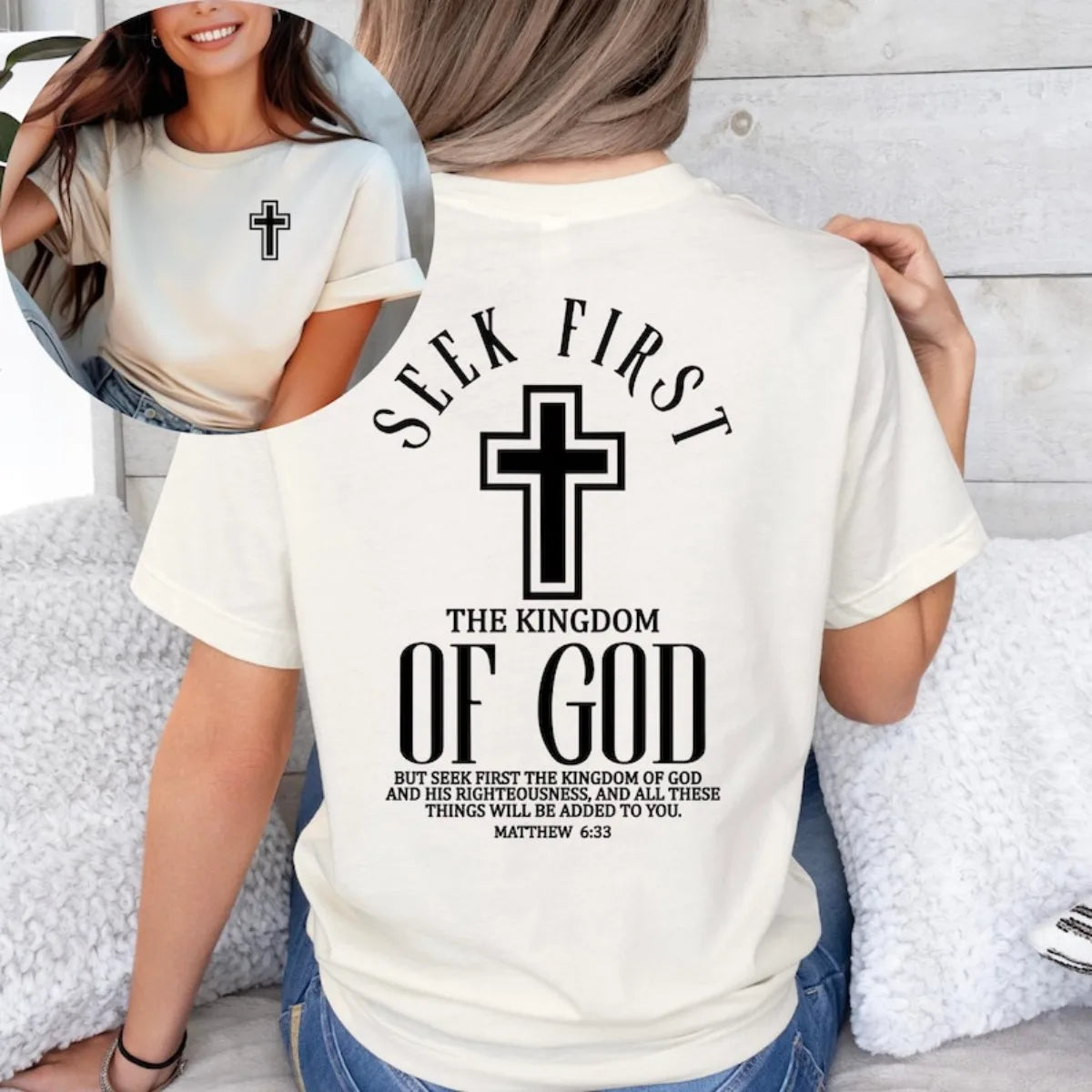 Jesus Print Hoodie