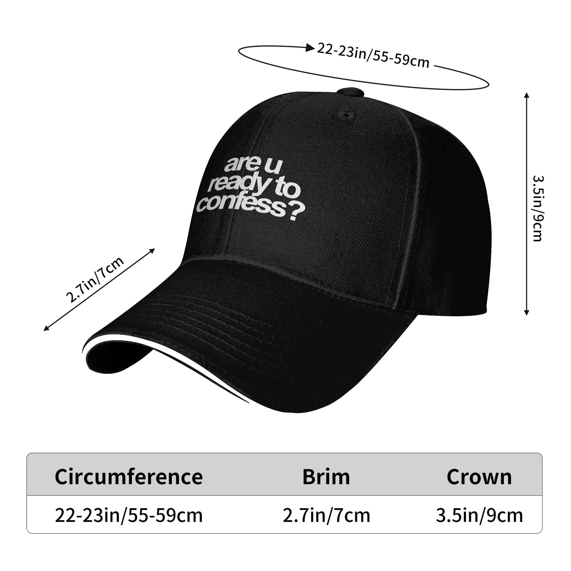 Ready To Confess Baseball Caps