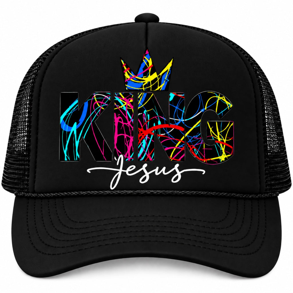 KING Jesus Trucker Hat – Bold Christian Faith Hat