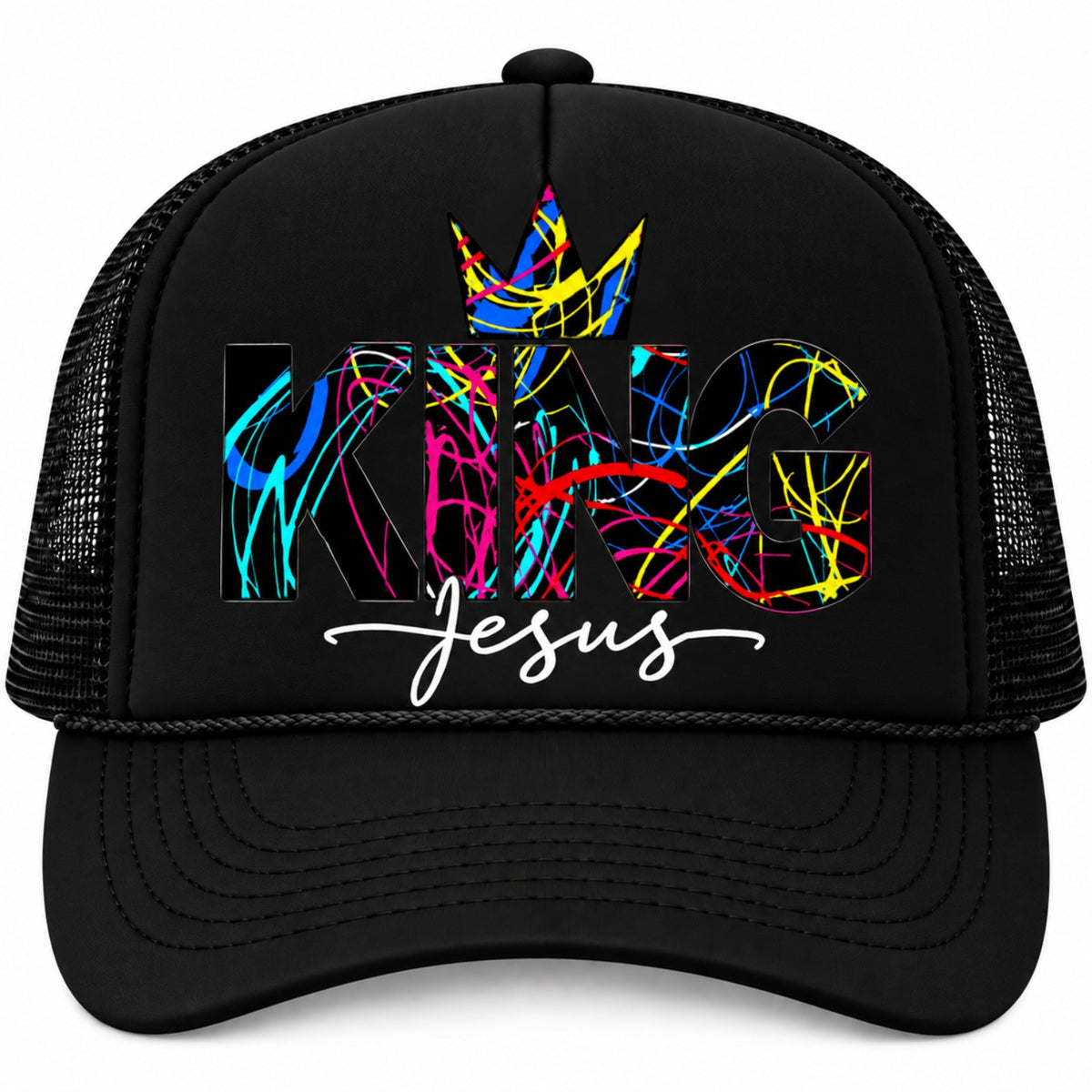KING Jesus Trucker Hat – Bold Christian Faith Hat