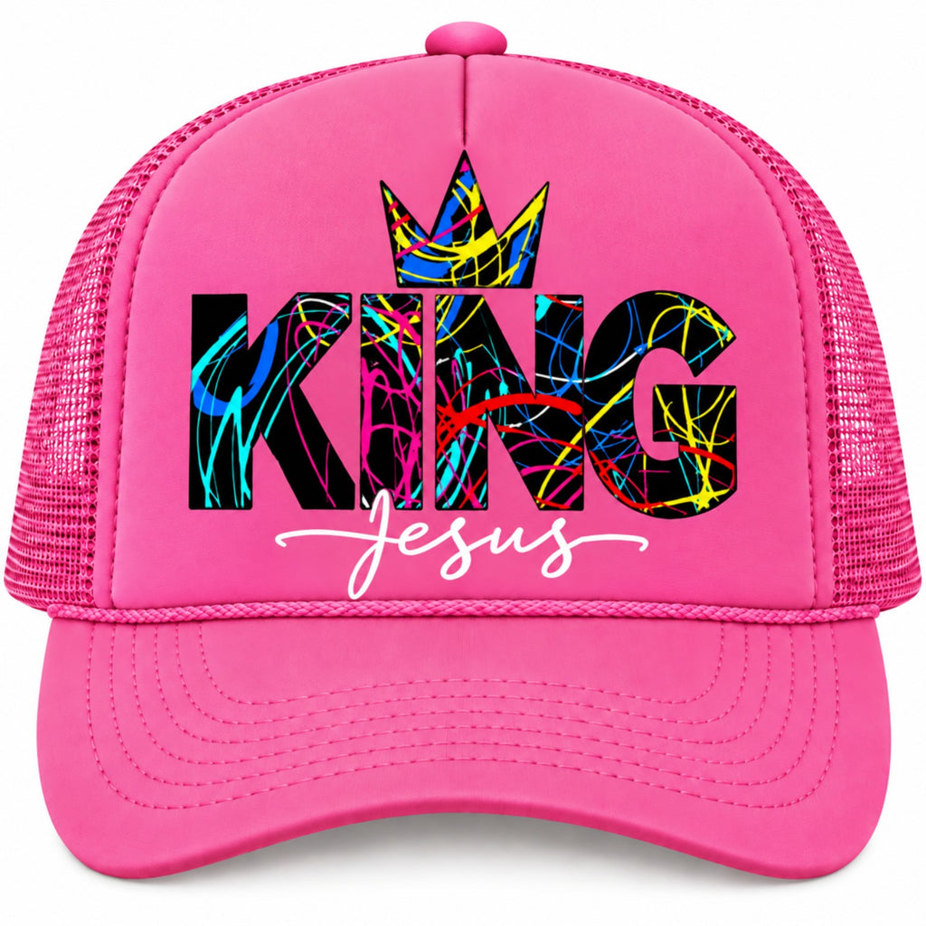 KING Jesus Trucker Hat – Bold Christian Faith Hat