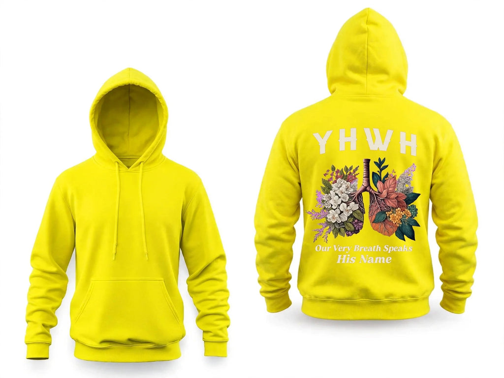 YHWH Hoodie - Our Very Breath Speaks His Name