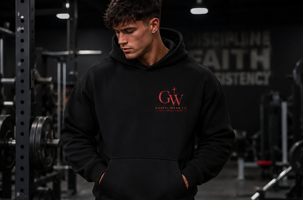 Jesus Lifted Me Gym Hoodie