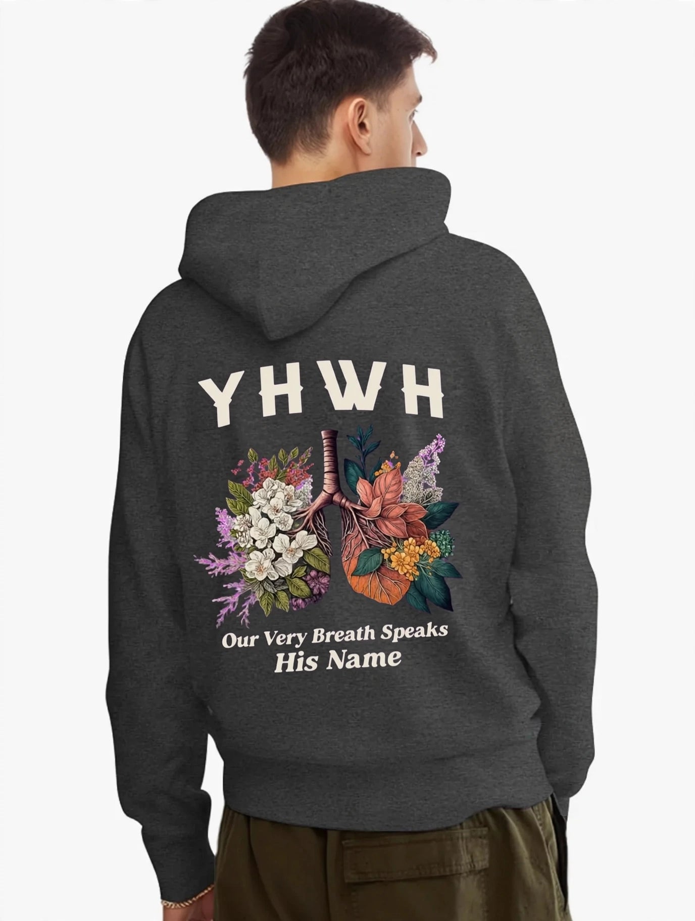 YHWH Hoodie - Our Very Breath Speaks His Name