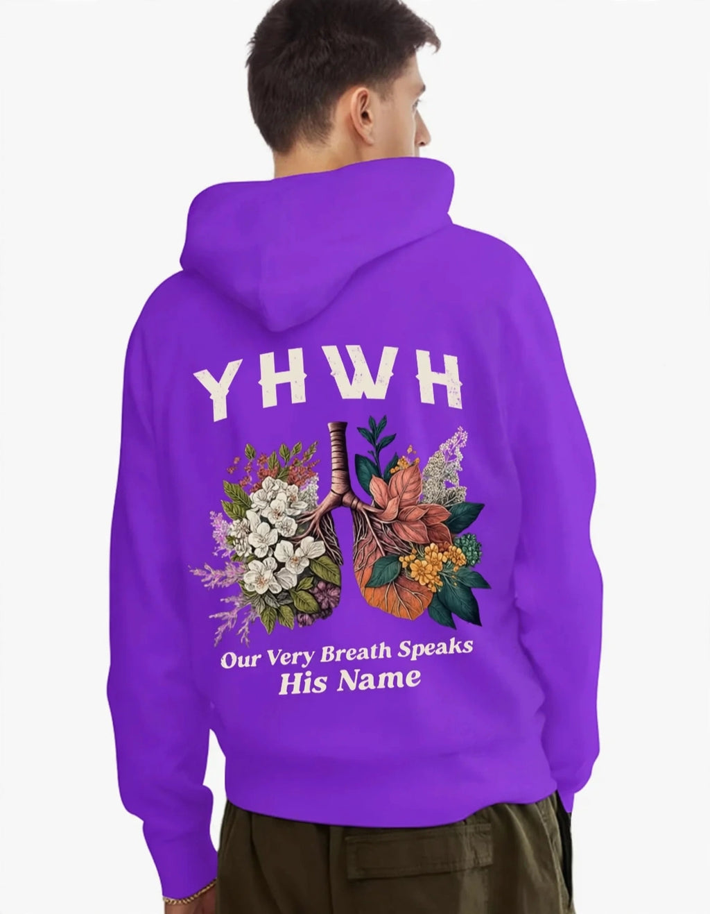 YHWH Hoodie - Our Very Breath Speaks His Name