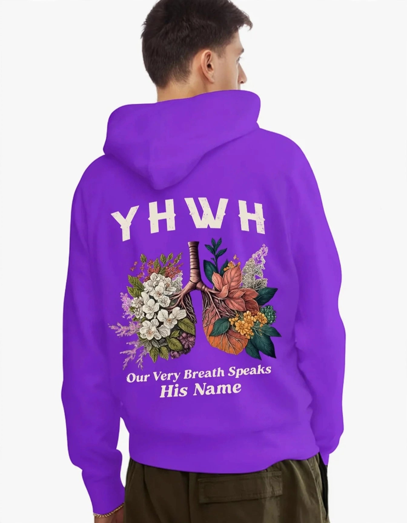 YHWH Hoodie - Our Very Breath Speaks His Name