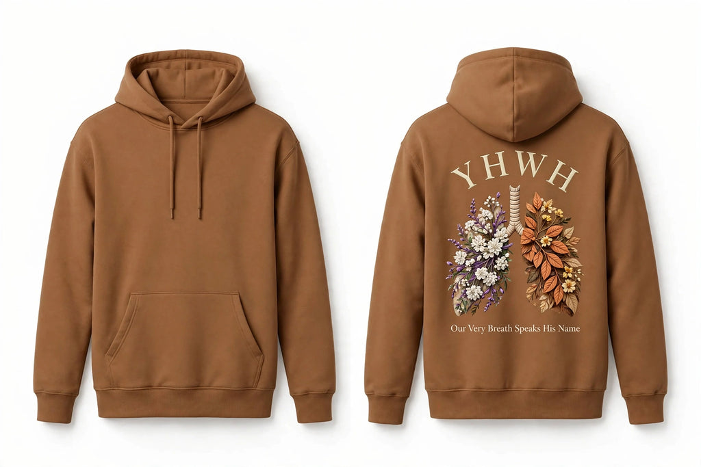 YHWH Hoodie - Our Very Breath Speaks His Name