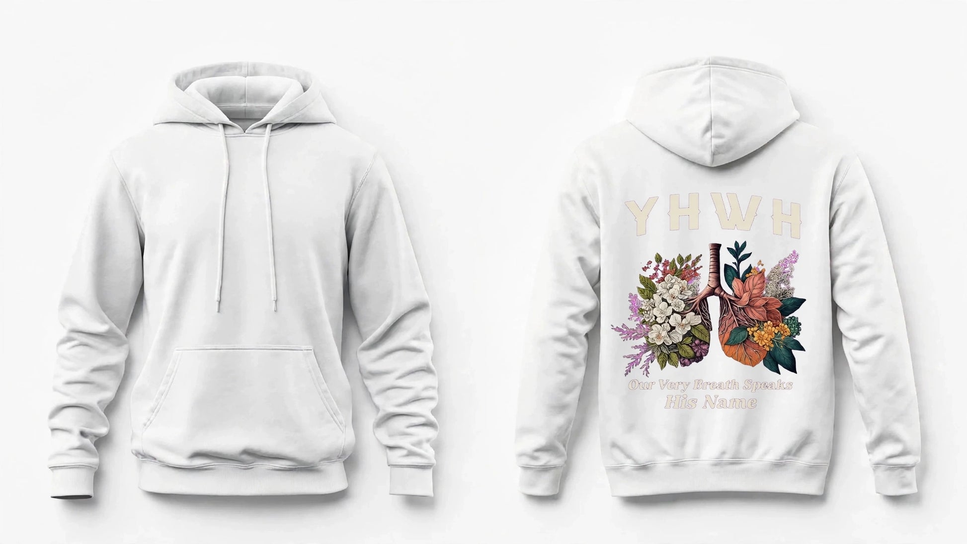 YHWH Hoodie - Our Very Breath Speaks His Name