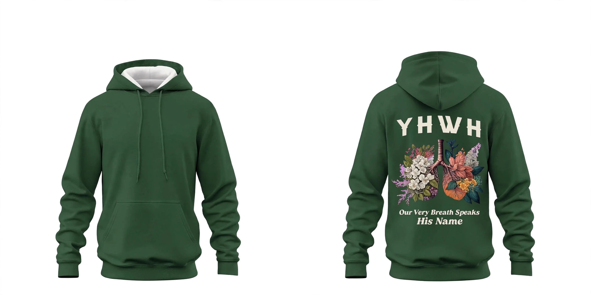 YHWH Hoodie - Our Very Breath Speaks His Name