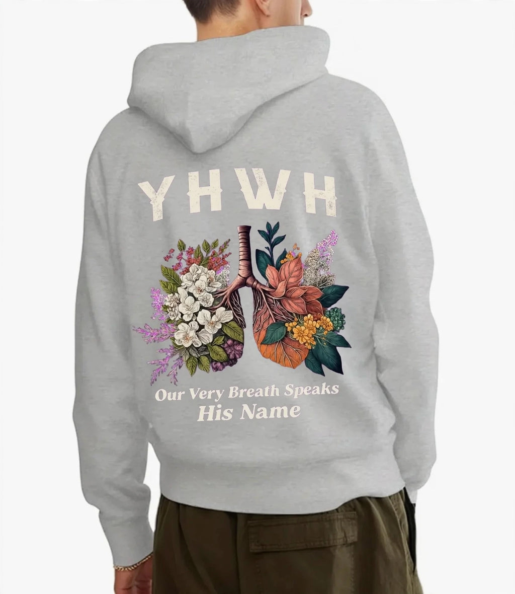 YHWH Hoodie - Our Very Breath Speaks His Name