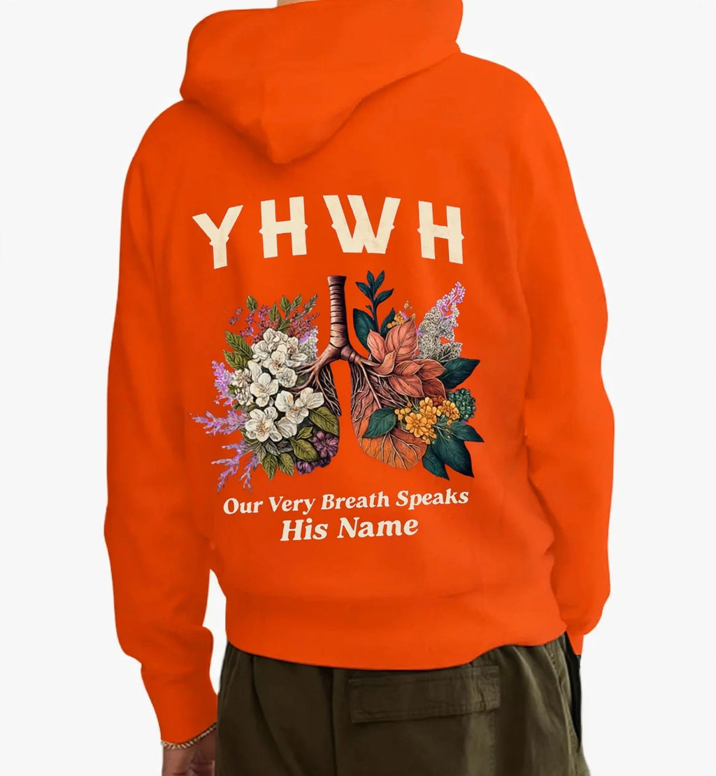 YHWH Hoodie - Our Very Breath Speaks His Name