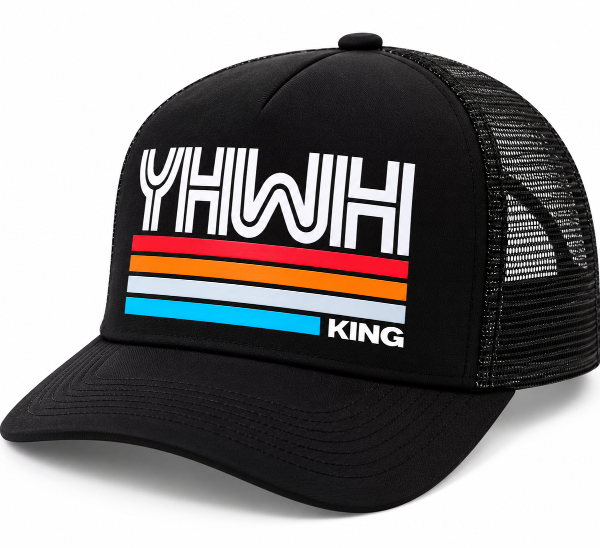 YHWH KING Foam Trucker Hat – Bold Christian Streetwear